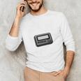 Retro Pager 90s Nostalgia Premium Tri-Blend Unisex Long Sleeve T-Shirt