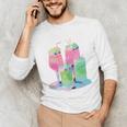 Retro Soft Drinks 80s 90s Nostalgia Cute Anime Aesthetic Tee Unisex Long Sleeve T-Shirt