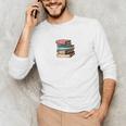 Retro Sometimes I Think I Read Too Much For Book Lover Unisex Long Sleeve T-Shirt