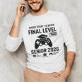 Senior 2026 Final Level Gamer Graduation 2026 Unisex Long Sleeve T-Shirt