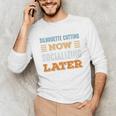 Silhouette Cutting Now Minimal Socializing Introvert Unisex Long Sleeve T-Shirt