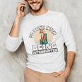 So Done With Being Interrupted Sick And Tired Introvert Premium Tri-Blend Unisex Long Sleeve T-Shirt