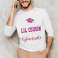Super Proud Little Cousin Of 2025 Graduate Graduation Family Premium Tri-Blend Unisex Long Sleeve T-Shirt