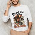 Support Your Local Trick Or Treaters Retro Spooky Nostalgia Unisex Long Sleeve T-Shirt