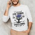 I Survived 8th Grade Graduated Cat Graduation Unisex Long Sleeve T-Shirt