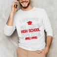 I Survived My Son's High School Diploma Graduation Premium Unisex Long Sleeve T-Shirt