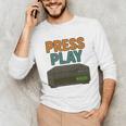 VHS Cassette Retro Analog Nostalgia Theme Premium Unisex Long Sleeve T-Shirt VHS Cassette Retro Analog Nostalgia Theme Premium Unisex Long Sleeve T-Shirt