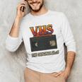 VHS Tape Nostalgia Old School Technology Humor Premium Unisex Long Sleeve T-Shirt