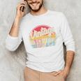 Vintage 1970 Retro Style 70's Born Nostalgia Vibe Birthday Premium Tri-Blend Unisex Long Sleeve T-Shirt