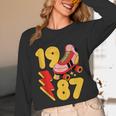 1987 Retro Roller Skate Vintage 80s Nostalgia Collector Unisex Long Sleeve T-Shirt
