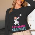 1st Grade Graduation Dabbing Unicorn Lover T-Shirt Kids Unisex Long Sleeve T-Shirt