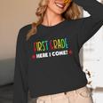 1st Grade Here I Come Kids Kindergarten Graduation Shirt Unisex Long Sleeve T-Shirt