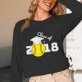 2018 Softball Senior Graduation Shirt For Girls Grad Unisex Long Sleeve T-Shirt