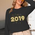 2019 Gold Confetti GraduationShirt High School College Unisex Long Sleeve T-Shirt