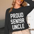 2019 Senior Uncle SEN19R Class Graduation PartyShirt Unisex Long Sleeve T-Shirt