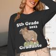 5th Grade Graduation Class Of 2023 Capybara Fifth Graduate Unisex Long Sleeve T-Shirt