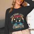 7th Grade Level Complete Gamer Class Of 2025 Graduation Boy Unisex Long Sleeve T-Shirt