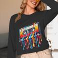 80s 90s Retro Party Costume Nostalgia Cassette Unisex Long Sleeve T-Shirt