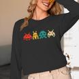 80s Video Game Nostalgia Retro Vintage Arcade Novelty Unisex Long Sleeve T-Shirt