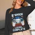 8th Grade Level Complete Graduation Class 2023 Gamer Boys Unisex Long Sleeve T-Shirt