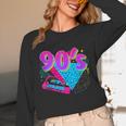 90's Vibe Retro Style Cassette Tape Nostalgia 1990s Party Unisex Long Sleeve T-Shirt