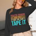 Athletic Trainers Fix Stupid Sports Graduation Vintage Unisex Long Sleeve T-Shirt