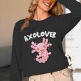 Axolovert Axolotl Humor Salamander Introvert Unisex Long Sleeve T-Shirt Axolovert Axolotl Humor Salamander Introvert Unisex Long Sleeve T-Shirt