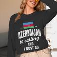 Azerbaijan Lover Saying Azeri Nostalgia Unisex Long Sleeve T-Shirt Azerbaijan Lover Saying Azeri Nostalgia Unisex Long Sleeve T-Shirt