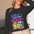 Back To The 90s Nostalgia Cassette Game Console Boombox Unisex Long Sleeve T-Shirt