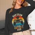 Bar Exam Level Complete 2025 Lawyer Law School Graduation Unisex Long Sleeve T-Shirt