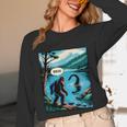 Bigfoot Sasquatch Loch Ness Monster Introvert Bruh Unisex Long Sleeve T-Shirt