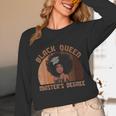 Black Queen With a Masters Degree Melanin Girls Graduation Unisex Long Sleeve T-Shirt