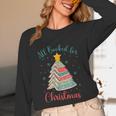 All Booked For Christmas Tree Book Bookish Christmas Unisex Long Sleeve T-Shirt