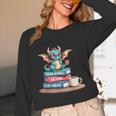 Bookworm Book Dragon Read Books Be Kind Stay Weird Unisex Long Sleeve T-Shirt