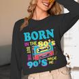 Born In The 80's But 90's Made Me Nostalgia Cassette Tape Unisex Long Sleeve T-Shirt Born In The 80's But 90's Made Me Nostalgia Cassette Tape Unisex Long Sleeve T-Shirt