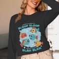 Cartoon Sarcasm Anti-Social Nihilism Introvert Fish Unisex Long Sleeve T-Shirt