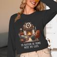 Cat Lover I'd Rather Be Home With My Cats Introvert Cozy Unisex Long Sleeve T-Shirt Cat Lover I'd Rather Be Home With My Cats Introvert Cozy Unisex Long Sleeve T-Shirt