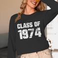 Class Of 1974 High School College Graduation Reunion Unisex Long Sleeve T-Shirt