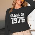 Class Of 1975 Highschool College Graduation Reunion T- Unisex Long Sleeve T-Shirt