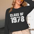 Class Of 1978 High School College Graduation Reunion Unisex Long Sleeve T-Shirt
