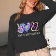 Class Of 1982 Shirt Tie Dye Senior Graduation Class Reunion Unisex Long Sleeve T-Shirt