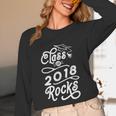 Class Of 2018 Rocks Seniors Graduation 2018 Unisex Long Sleeve T-Shirt