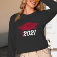 Class Of 2021 Burgundy Regalia Graduation Unisex Long Sleeve T-Shirt