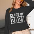Class Of 2021 Future Graduation Graduating From School Unisex Long Sleeve T-Shirt