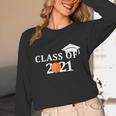 Class Of 2021 Graduation Him Her Basketball Pullover Unisex Long Sleeve T-Shirt