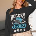 Class Of 2025 Hockey Senior Graduation Graduate Grad Unisex Long Sleeve T-Shirt