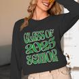 Class Of 2025 Senior Green Student Graduation Unisex Long Sleeve T-Shirt