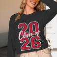 Class Of 2026 Graduation Red With Varsity Letters Unisex Long Sleeve T-Shirt