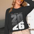 Class Of 2026 High School Senior Graduation Grey Sport Style Unisex Long Sleeve T-Shirt