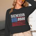 Class Of 2026 Senior Back To School American Flag Graduation Unisex Long Sleeve T-Shirt
